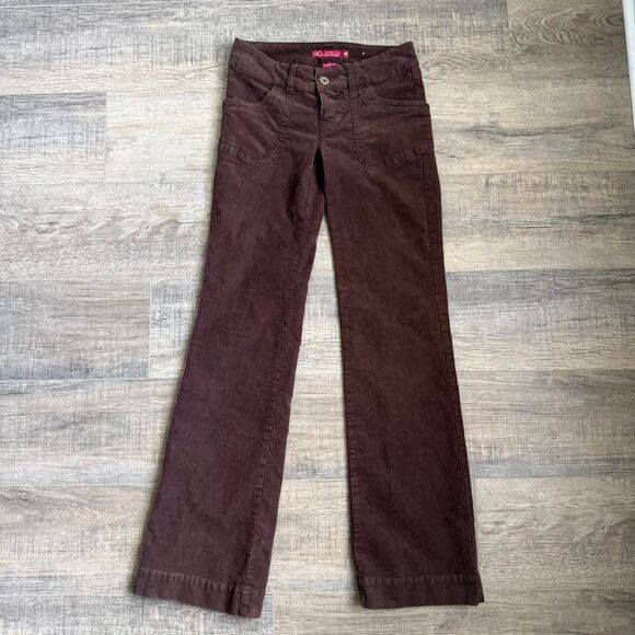 So Corduroy Brown Jeans Pants Size 0 - Picture 3 of 4